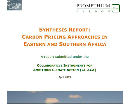 Carbon pricing approaches in Eastern and Southern Africa