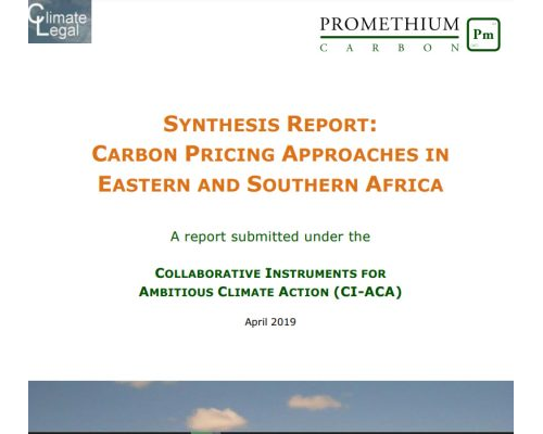 Carbon pricing approaches in Eastern and Southern Africa